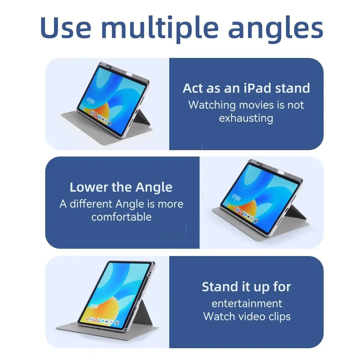 Para Huawei MatePad Funda de 11,5 pulgadas 360 ° Estuche acrílico giratorio para tableta HUAWEI HONOR X9 Pad con portalápices - imagen 5
