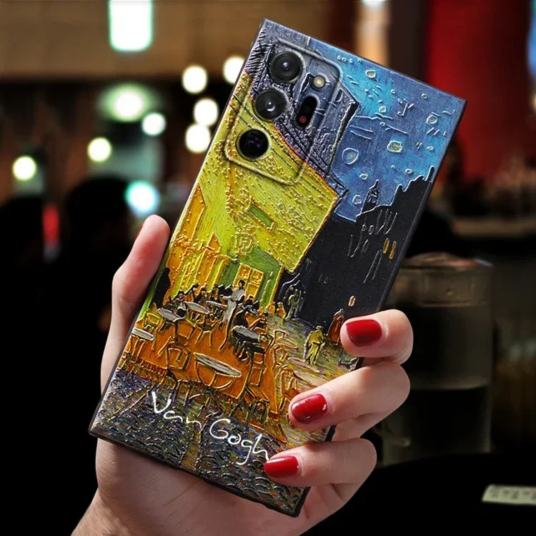 Funda para Samsung Galaxy Note 20 Note20 Ultra 10 Plus Lite Note10 Plus, carcasa de silicona suave con arte 3D para hombre y mujer - imagen 3