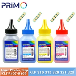 Polvo de tóner europeo R407 R409 CLT-R407 CLT-R409 con Chip para Samsung CLP 310 315 320 321 325 326 CLX 3170 3175 3180 3185 3186