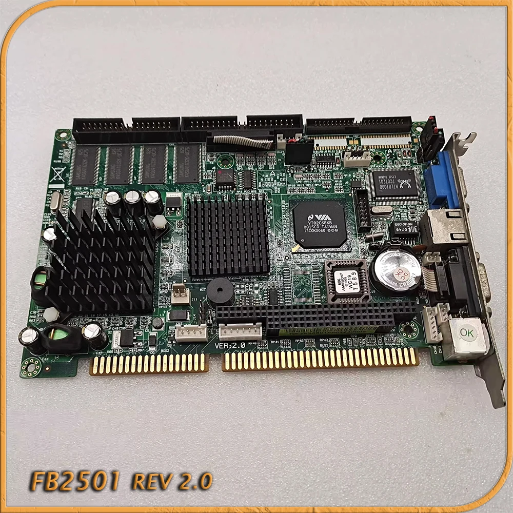 FB2501 REV 2,0 FB2504 REV 1,5 IPC ISA placa 486 586 placa base industrial tarjeta de CPU de tamaño medio PICMG1.0 PC/104 - imagen 4