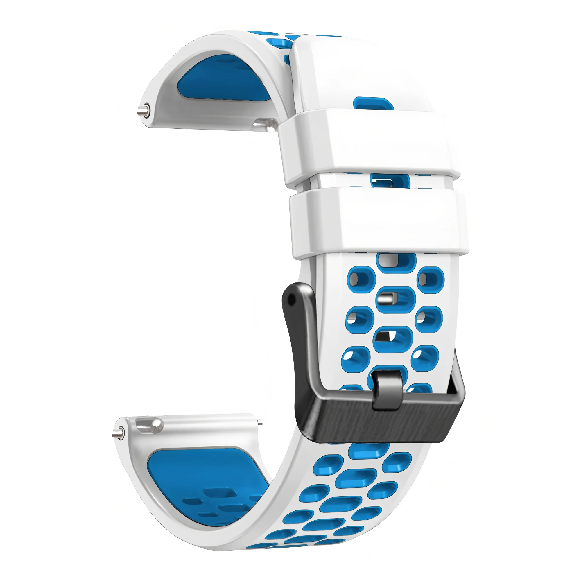 Correa de reloj de dos tonos de 22MM para Amazfit Balance 2/Bip 6/Balance/Cheetah Pro (redonda)/GTR 4/Bip 5 correa deportiva de silicona - imagen 4