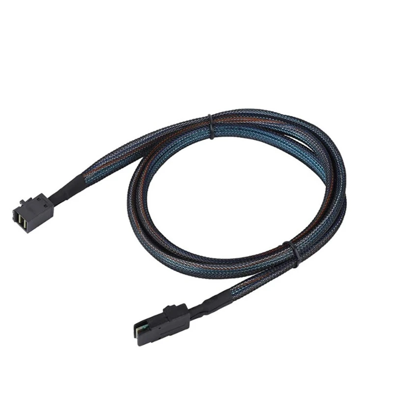 0,5 m 2m MINI SAS 3,0 8643 a SFF 8087 HD servidor almacenamiento Cable de datos Mini SAS HD SFF-8643 servidor de datos Cable Raid de disco duro - imagen 2