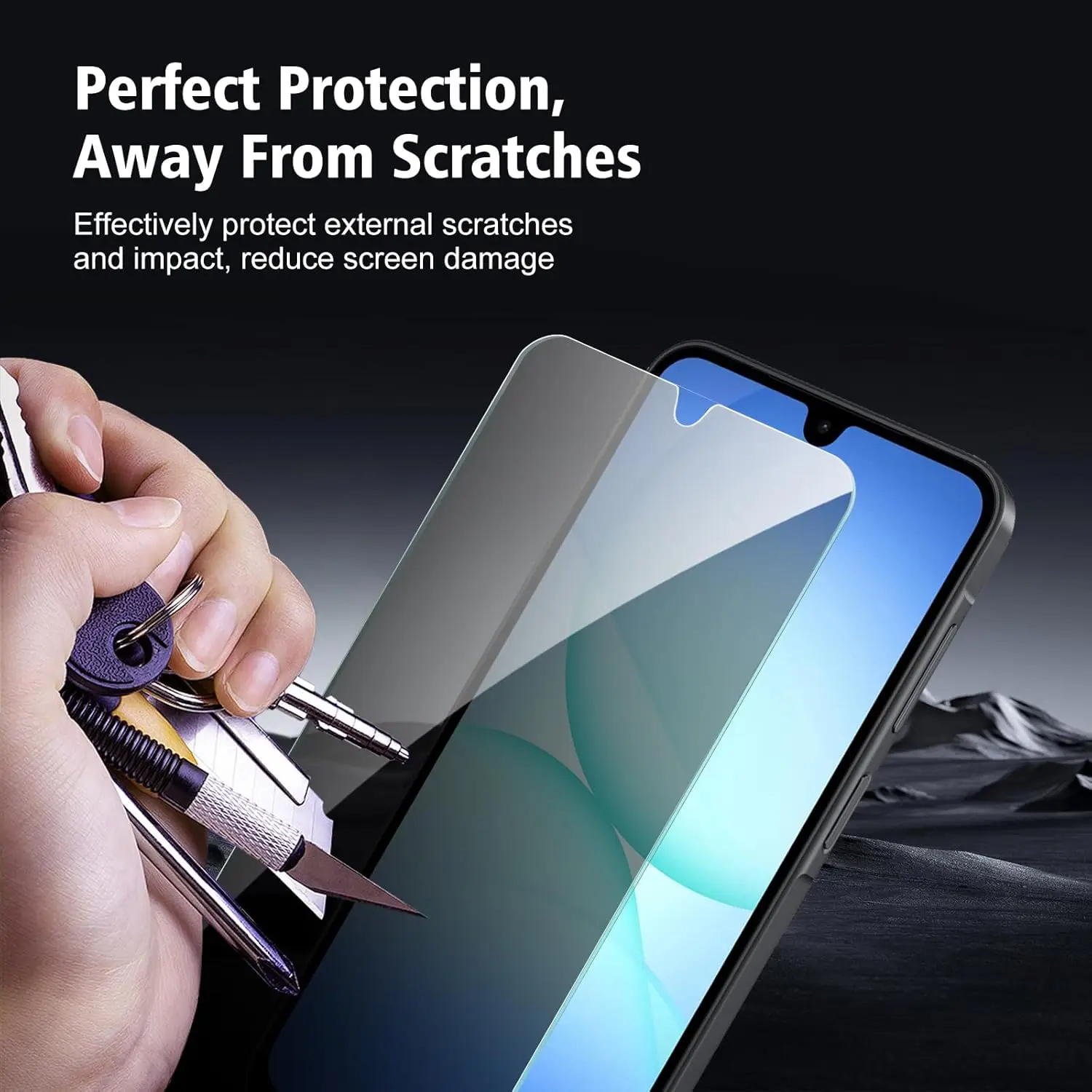 2 piezas 9H vidrio templado de privacidad para Samsung Galaxy A17 5G película protectora de pantalla antiespía - imagen 5