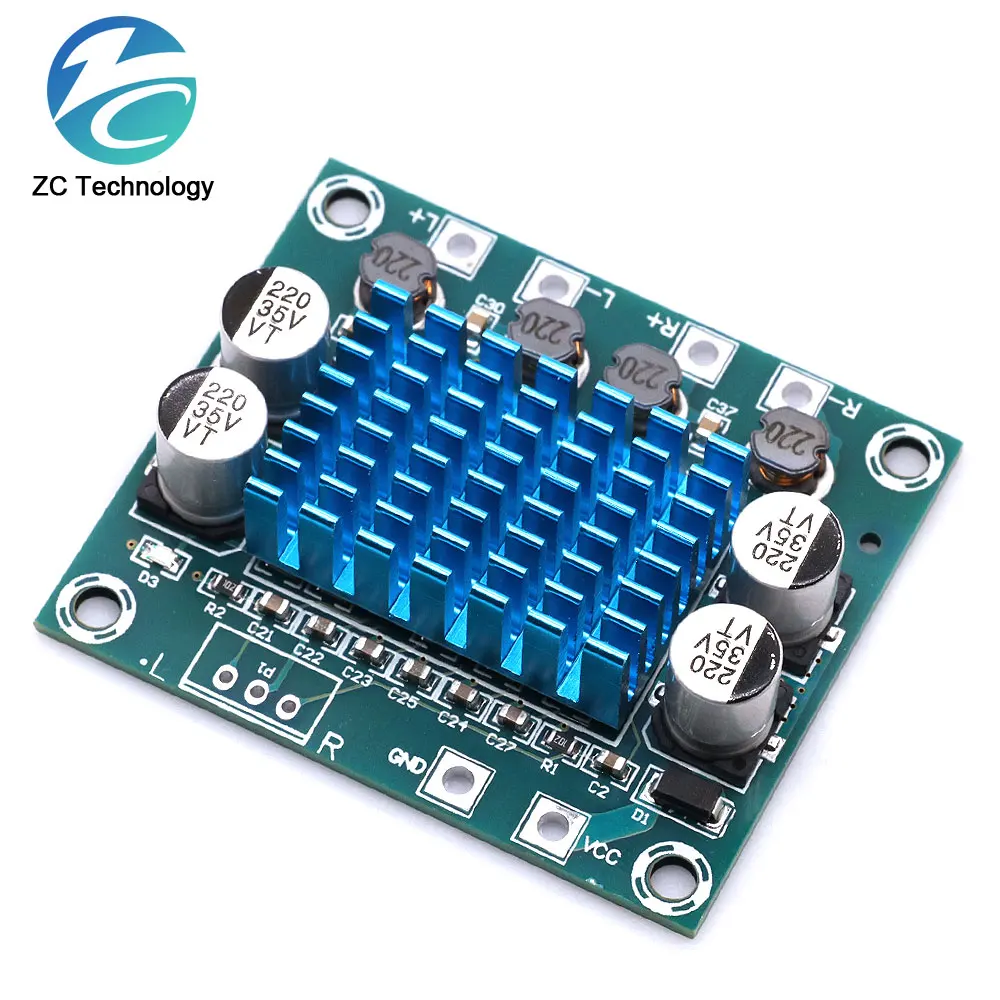 Placa amplificadora de potencia de Audio estéreo Digital TPA3110, XH-A232, 30W + 30W, 2,0 canales, DC 8-26V, 3A, para Arduino - imagen 3