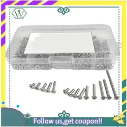 Kit de tornillos metálicos para coche RC Tamiya BBX/BB-01