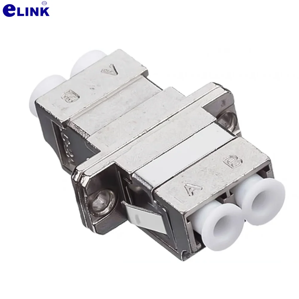 Adaptador de fibra ST FC 5 uds SC LC metal dúplex SM MM SC-LC SC-FC ST-FC LC-ST DX conector de fibra óptica acoplador ftth FTTHELINK - imagen 5