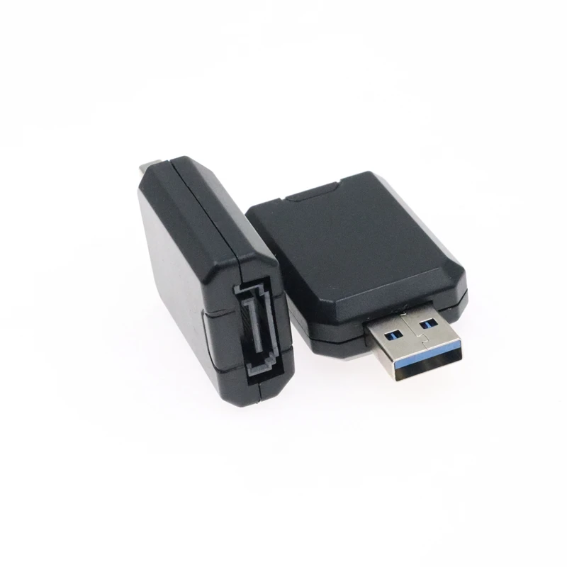 Adaptador USB 3,0 a SATA de material ABS/conectores convertidores USB 3,0 a eSATA con chipset JM539 intercambiables en caliente - imagen 4