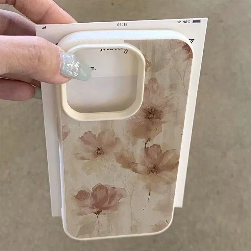 Funda de Teléfono de TPU Suave con Diseño Floral Estilo Chino para iPhone 17 Pro Max 16 14 13 12 11 Pro Max 17Air 16E X XR XS Max, Antigolpes - imagen 2