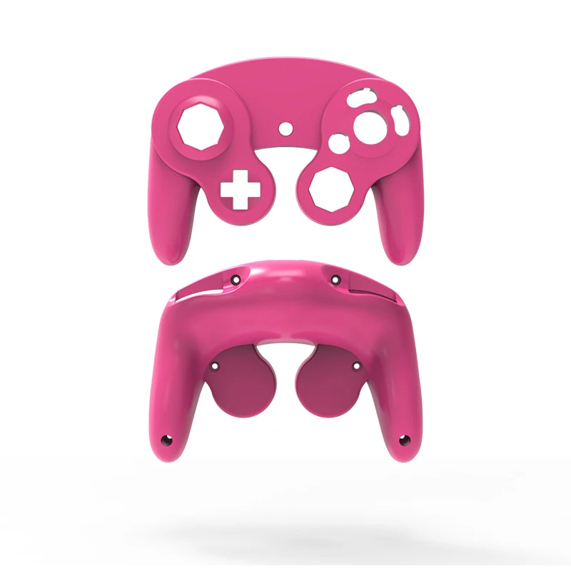 Cubierta de la carcasa del controlador Nintendo GC Gamecube, funda con mango de carcasa, piezas de repuesto, accesorios protectores de mango de juegos, 2022 - imagen 5