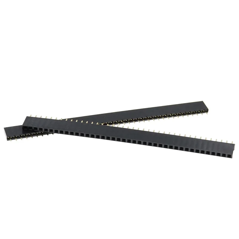 5 uds 1,27mm/2,0mm/2,54mm cabezal de Pin 1*40P 1*50P 2*40P 2*50P cabezal de Pin rompible PCB JST tira de conector para Arduino DIY Kit - imagen 4