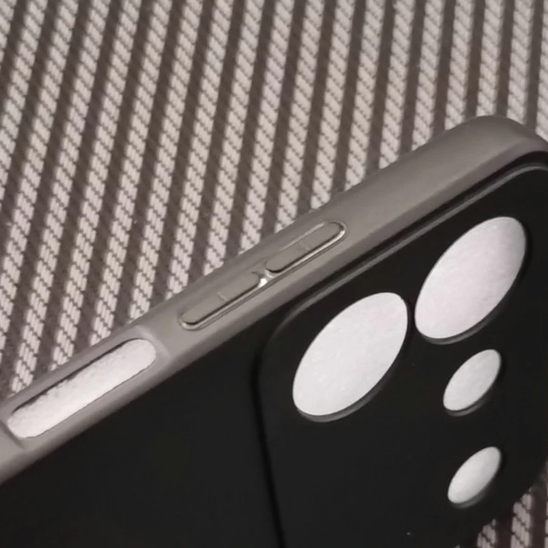 Para ZTE Blade A54 A34 A33S V50S V50 diseño 5G funda trasera de silicona TPU mate funda de teléfono negro esmerilado funda protectora - imagen 3