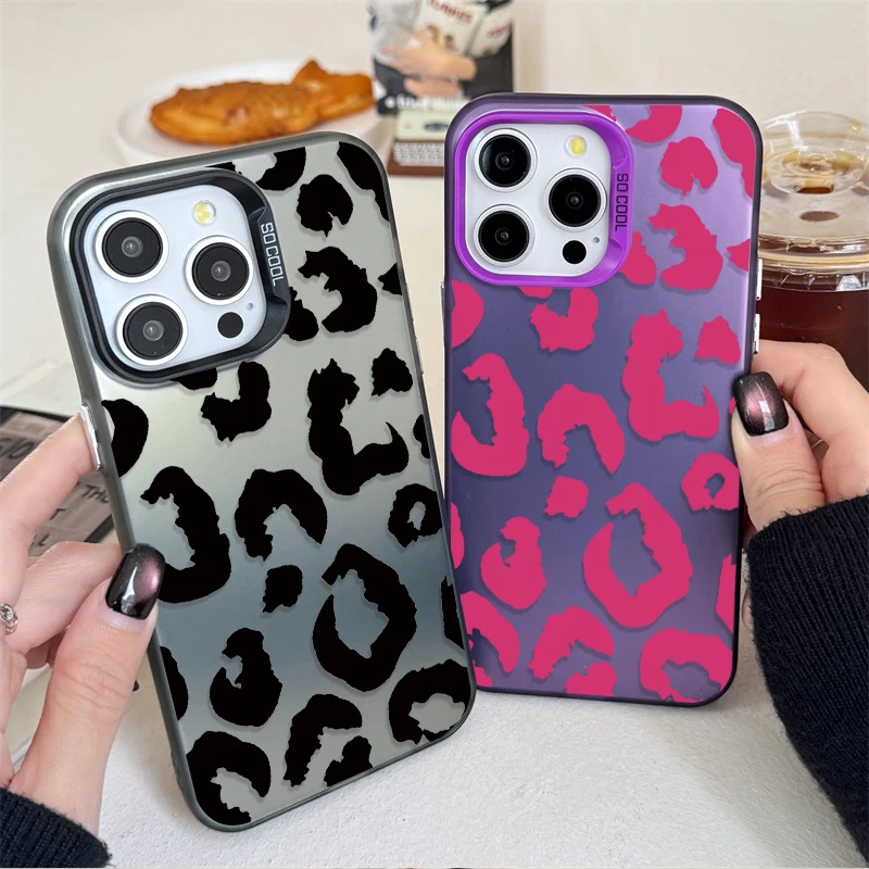 Funda con estampado de leopardo para Xiaomi 11 Lite 5G NE 14T POCO X6 M5S 14 13 13T 12T Pro X7 X5 X3 NFC F4 GT F5 F6 M6 Pro 4G