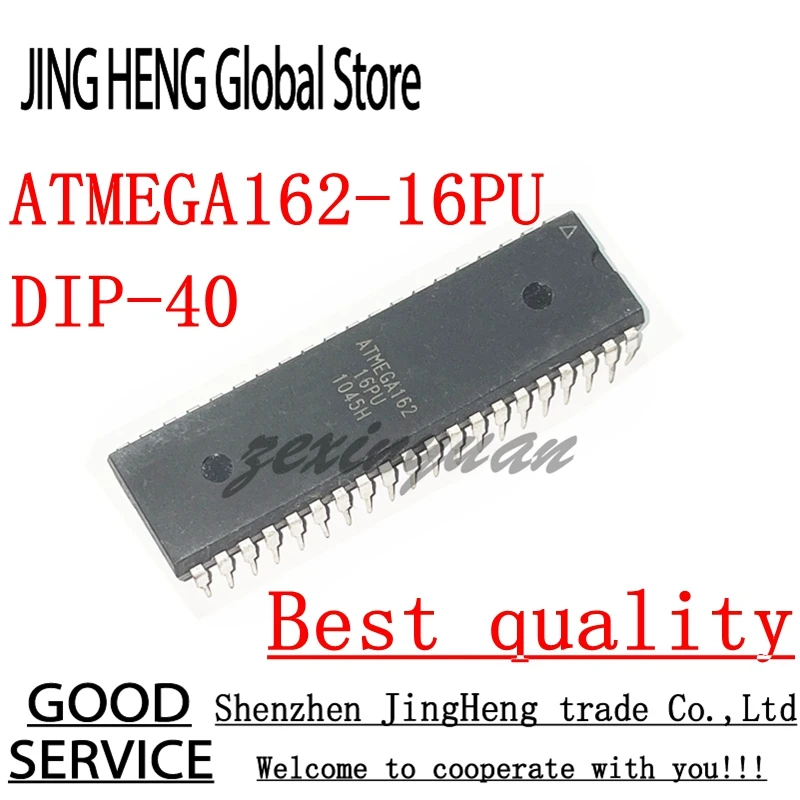 Chip de microcontrolador DIP-40, 1 piezas, ATMEGA162, 16PU, ATMEGA162-16PU