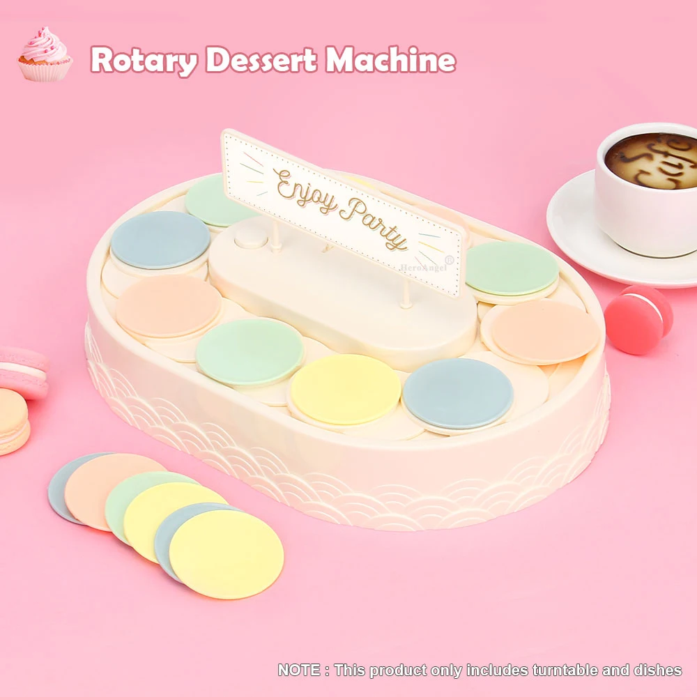 Mesa giratoria automática para postres, máquina giratoria para Sushi, Cupcakes, macarrones, expositor, machines, boda, cumpleaños, nueva generación - imagen 2