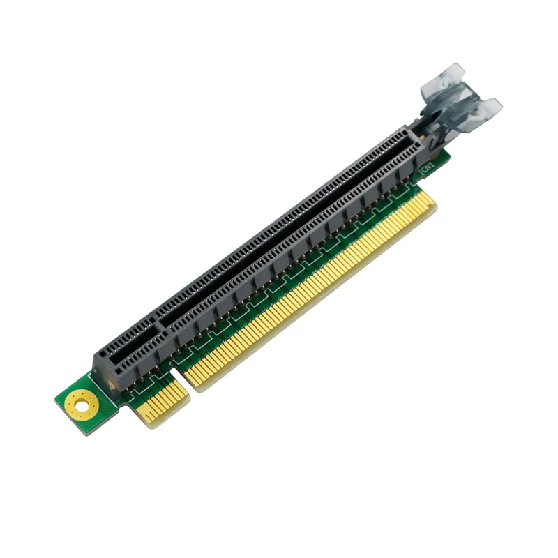 Adaptador de tarjeta elevadora PCIE 16X, convertidor de ranura PCI-E a PCI-E 16X, conectores de 90 grados para chasis de caja de servidor 1U 2U, 3,0 - imagen 3