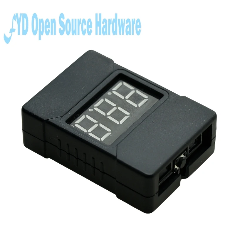 1-10 Uds. Comprobador y alarma de voltaje LiPo 1-8S: pantalla Digital de doble función con zumbador para Dron RC, UAV, paquete de batería 18650 - imagen 5