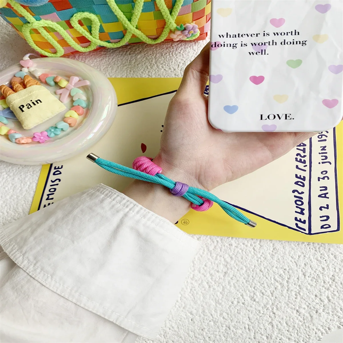 Correa de nailon trenzado para Apple Watch, deportes de ocio, 42/44/45/49mm, 38/40/41mm, para Apple Watch Series Ultra2 Se 9/8/7/6/5/4/3/21, 1 ud. - imagen 3