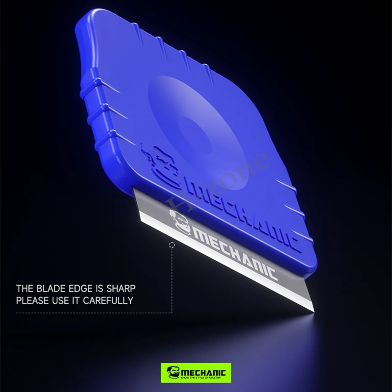 MECHANIC-herramienta de limpieza de alta dureza para teléfono móvil, 3 piezas, marco de pantalla LCD, eliminación de pegamento OCA, cuchillo de corte para película de ventana de vidrio de coche - imagen 4
