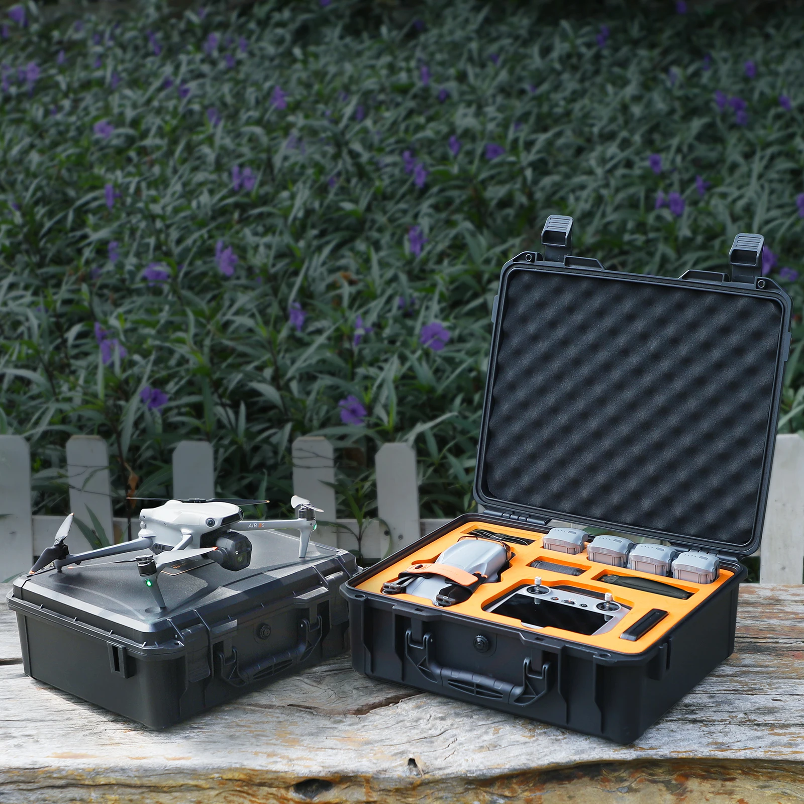 Caja a prueba de explosiones para DJI AIR 3S, estuche de transporte duro impermeable a prueba de golpes, bolsa de almacenamiento de seguridad para DJI AIR 3S