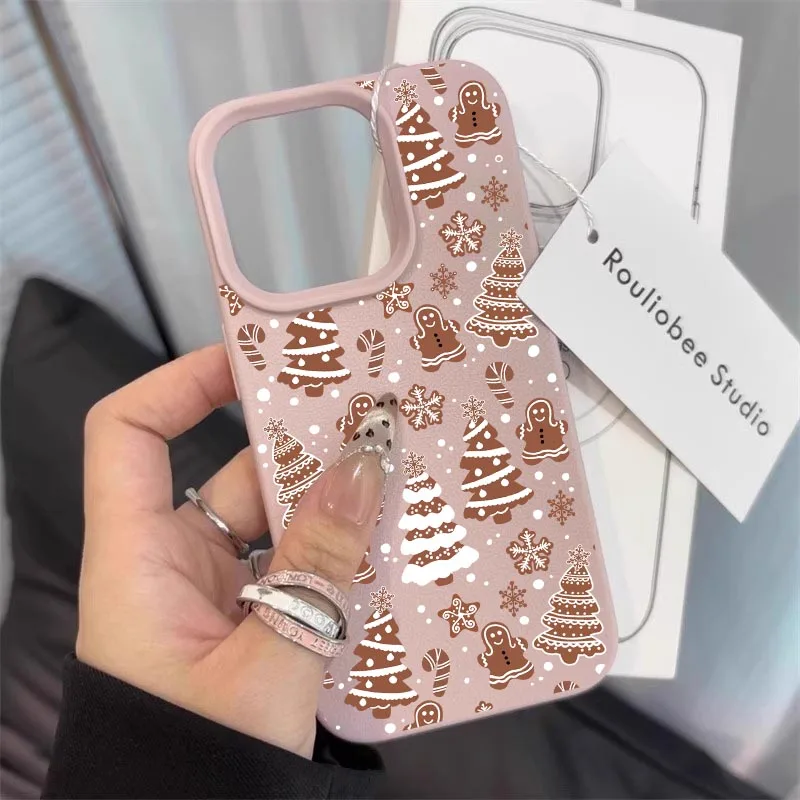 Funda con estampado de árbol de Navidad, muñeco de nieve, Papá Noel y alce, para OPPO A5 5G Reno 14 13 12 11 Pro A5 A3 F29 PRO A5X 13F 12F 11F, Lichee - imagen 5