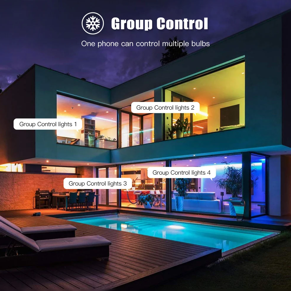 ZigBee GU10 foco WiFi bombilla LED inteligente 5W RGB W + C lámpara regulable eWelink APP Control funciona con Alexa Google Yandex - imagen 5