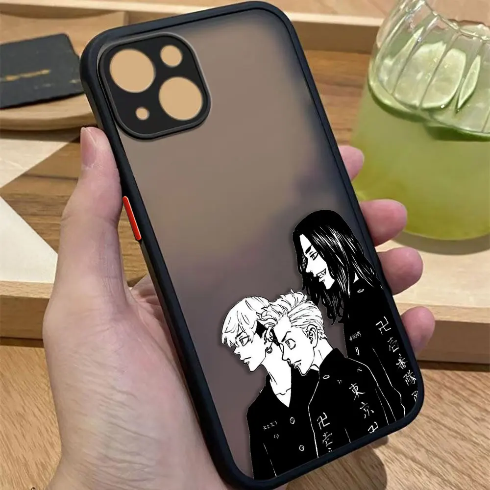 Funda de teléfono mate Tokyo r-revengers Manjuro Sano para Redmi NOTA 14 13 12 12S 11 11T 11S 10 10S 9T 9 9S 10X PRO PLUS TPUDIY - imagen 5