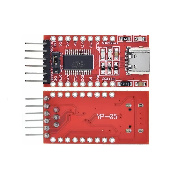 USB a TTL compatible con módulo FT232RL de 3,3 V 5V cable de descarga especial mini interfaz 3,3 V-5V - imagen 2