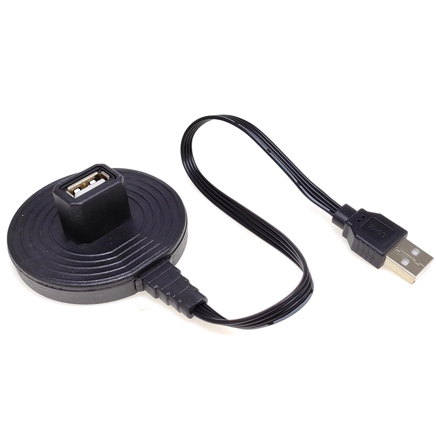 Cable de carga de datos de extensión de enchufe USB 2,0 tipo A de escritorio de 1m con Base de soporte blindado 20CM 30CM 50CM