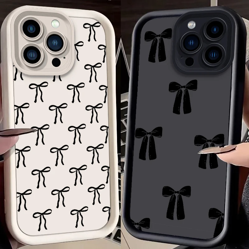 Funda de teléfono de TPU con diseño de arco artístico, lujosa escalera de ojo para Apple iPhone 15 14 13 12 11 XS XR X Pro Max Plus