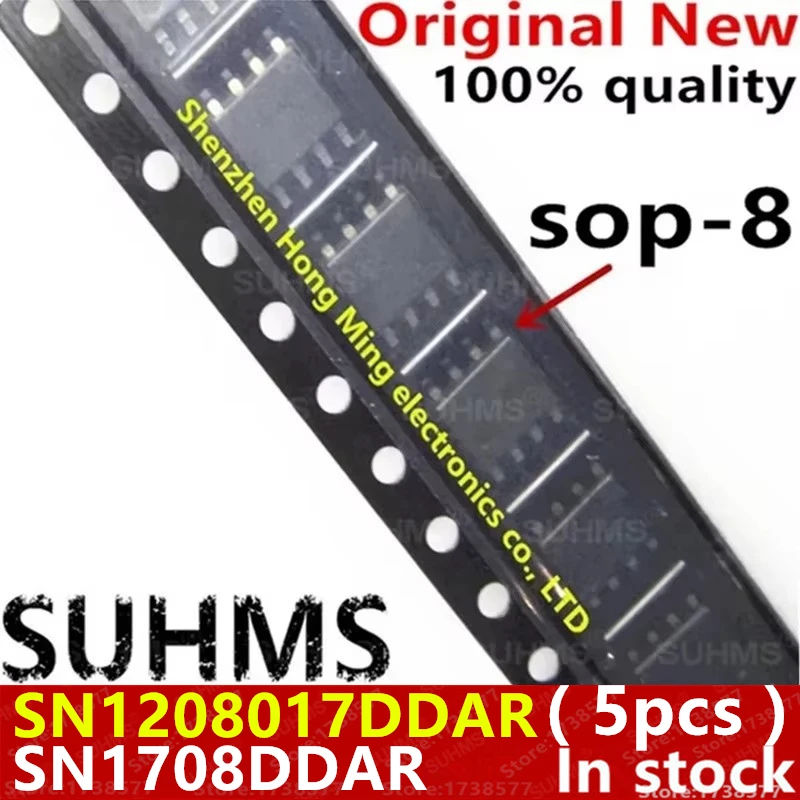 (5 piezas) 100% nuevo 208017 SN1208017 SN1208017DDAR SN1708 SN1708DDAR sop-8
