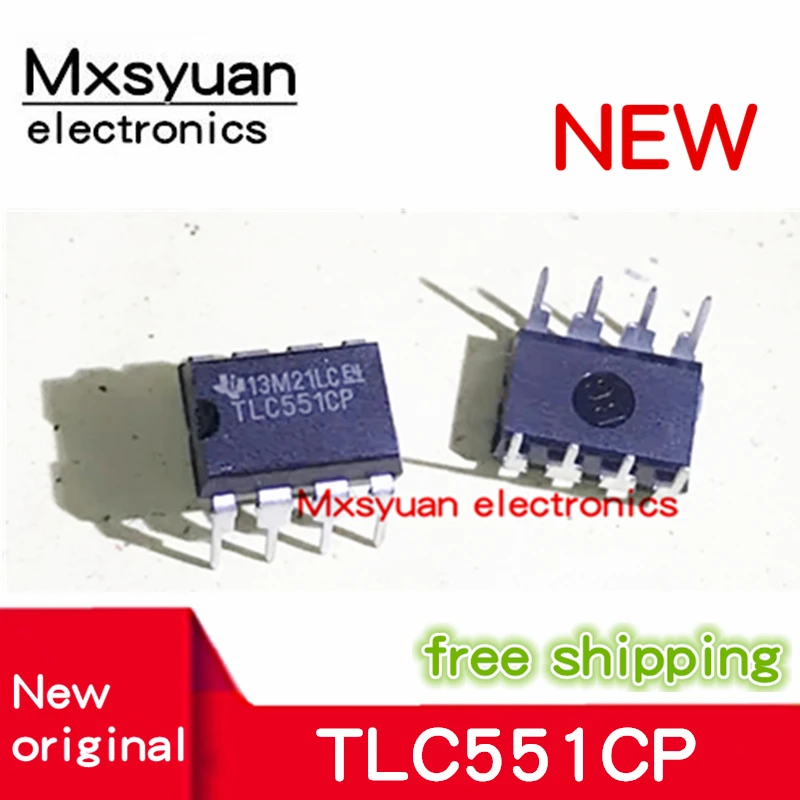 TLC551CP TLC551C DIP-8 Mxsyuan 100% nuevo y original, lote de 10 unidades