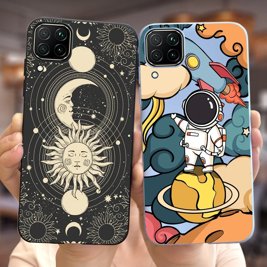 Funda de silicona blanda con dibujos animados para Huawei P40 Lite, carcasa trasera, parachoques, Nova7i, Nova 7i, P40Lite - imagen 3