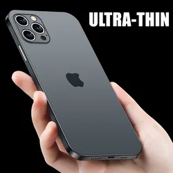 Funda silicona mate iPhone ultrafina antigolpes