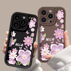 Funda TPU Suave iPhone Diseño Floral Antigolpes – Protección Varios Modelos