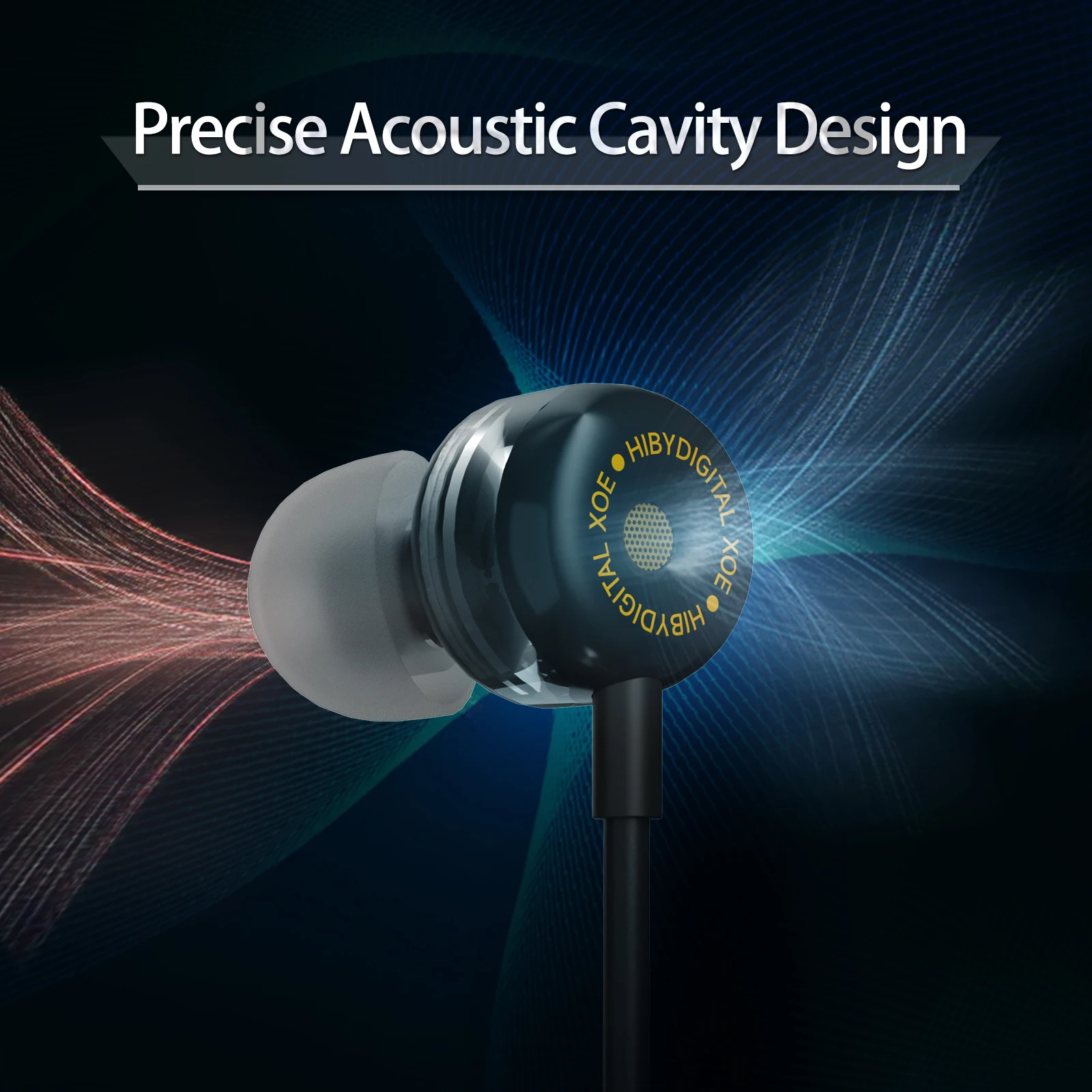 HiBy Digital XOE USB tipo C 8mm DLC diafragma controlador dinámico DSD decodificador en la oreja IEM auriculares DAC ES9270C con micrófono HD - imagen 3