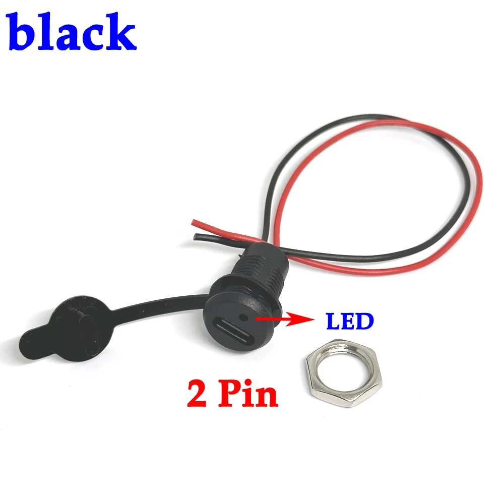 2pin black LED