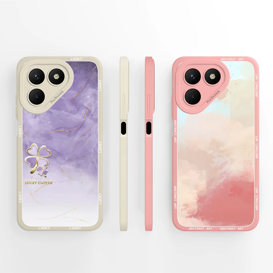 Para Tecno Pova 7 Pro Ultra 7 Neo funda de teléfono lindos animales patrones de flores suave suave cubierta de silicona líquida para Tecno Pova7 Shell - imagen 2