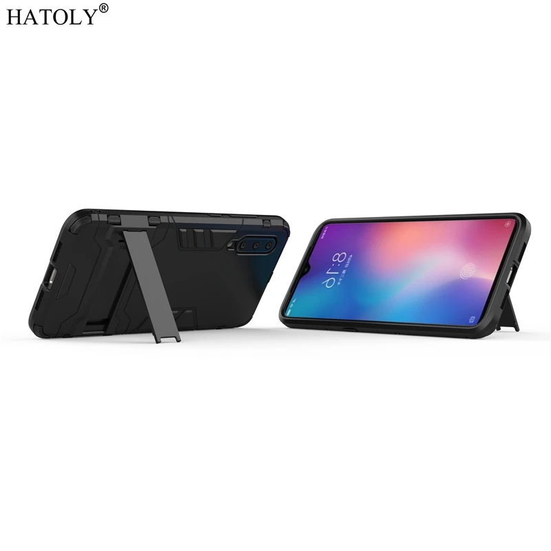 Funda a prueba de golpes para Xiaomi Mi 9, carcasa resistente de TPU, con soporte, armadura trasera, para Xiaomi Mi 9 - imagen 5