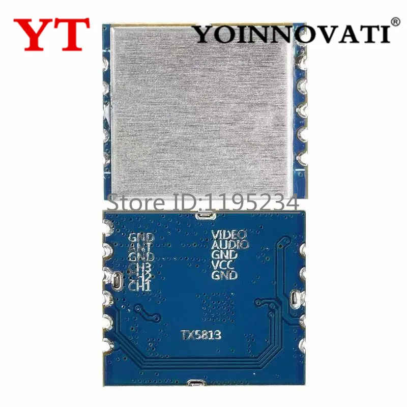 Módulo transmisor FM VTX TX5813 de 5,8G, 20mW, con Control de interruptor SPI, transmisor RF de 8 canales para aplicaciones de Control remoto - imagen 2