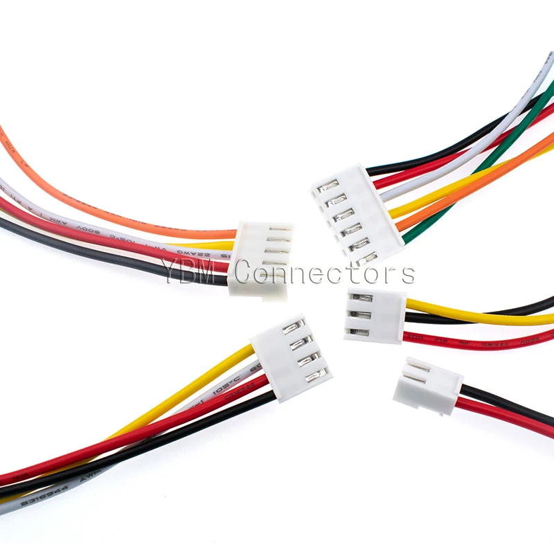 Cable conector de carcasa hembra JST VH3.96 VH, 5 piezas, 3,96mm, 2, 3, 4, 5, 6, 7, 8, 9, 10 pines, 22AWG, 20cm de longitud - imagen 5