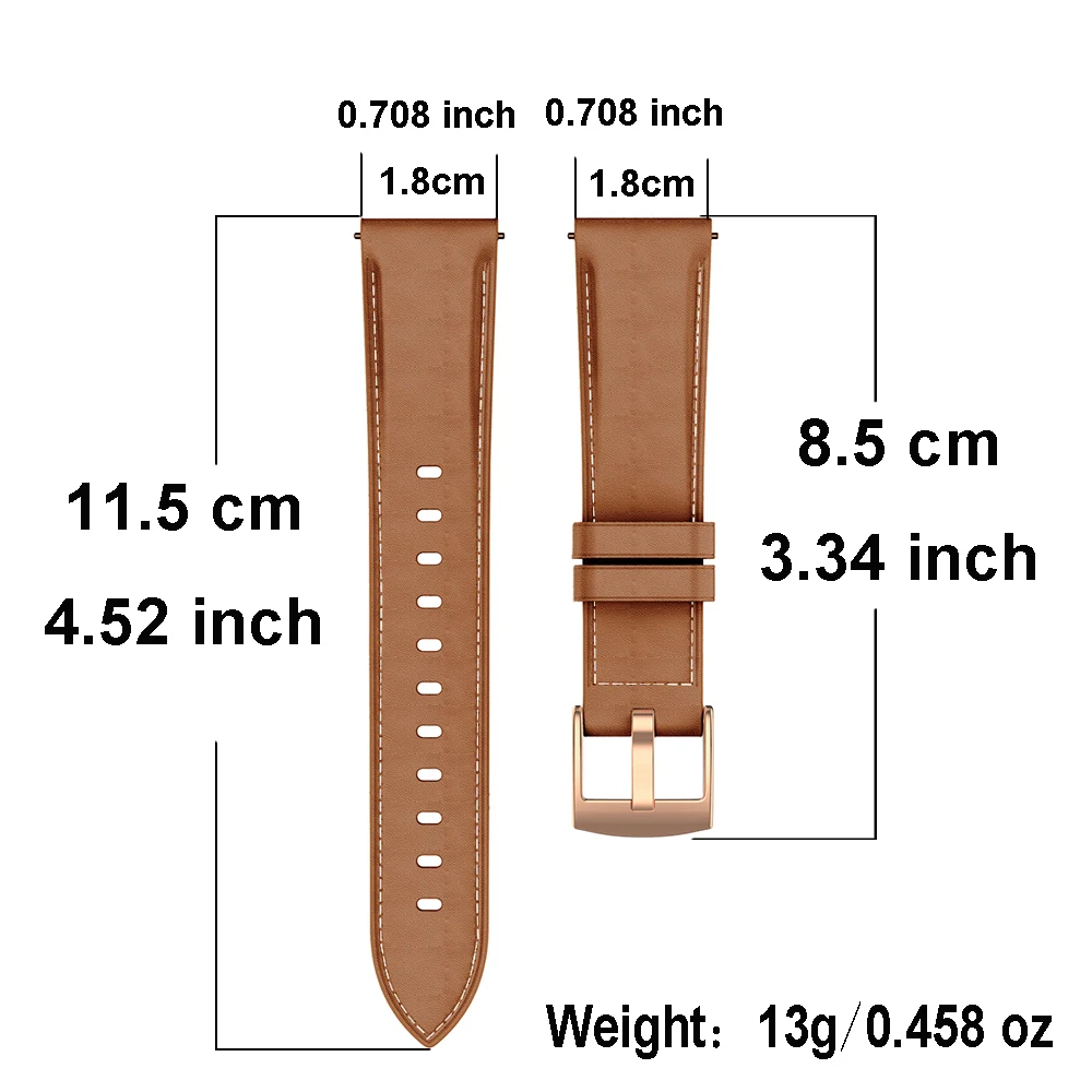 Pulsera de instalación con un solo clic de cuero Pu de 18mm, correa de reloj elegante para mujer para Huawei Watch GT 6 5 4 41mm, accesorios para reloj inteligente - imagen 2