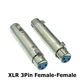XLR 3P F-F