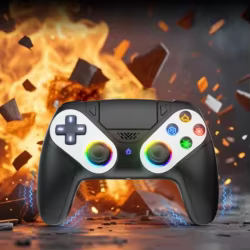 Bonacell-mando inalámbrico para Playstation 5, controlador de consola de Pc Ps5 con programación de vibración Turbo Dual Sense