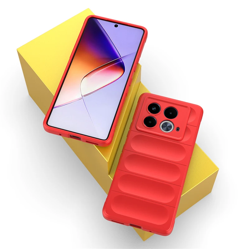 Para Infinix Note 40 funda de silicona líquida a prueba de golpes TPU Protector anticaída funda Infinix Note 40 funda Infinix Note 40 - imagen 5