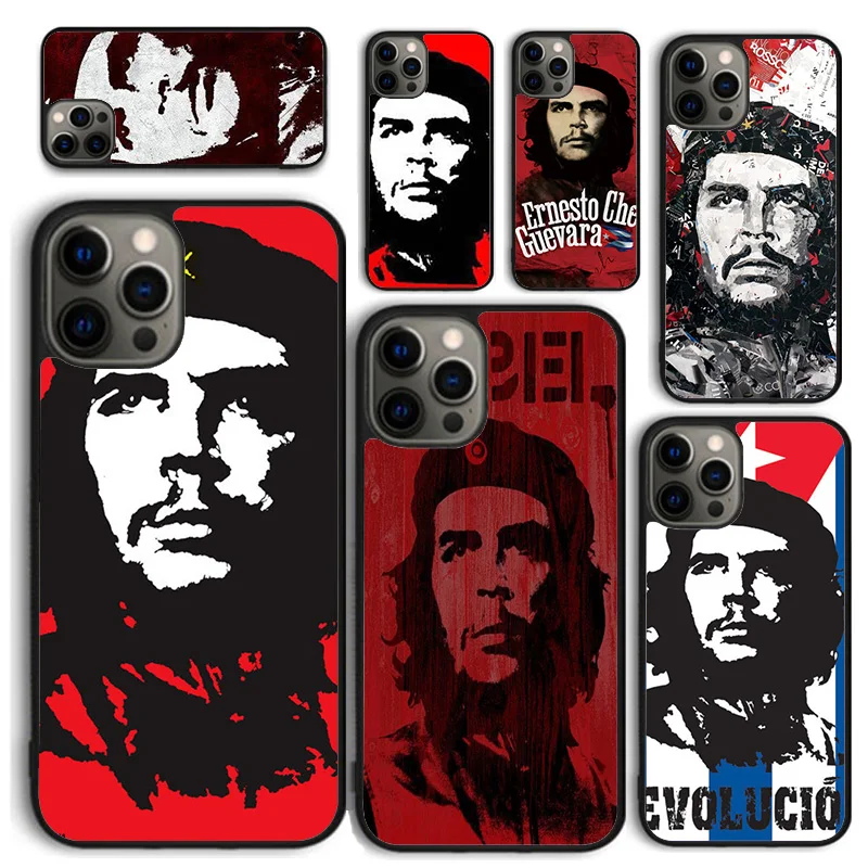 Funda de teléfono revolucionaria cubana Che Guevara para iPhone 17 Air 16 Coque 15 14 12 13 PLUS 11 PRO MAX funda trasera Fundas