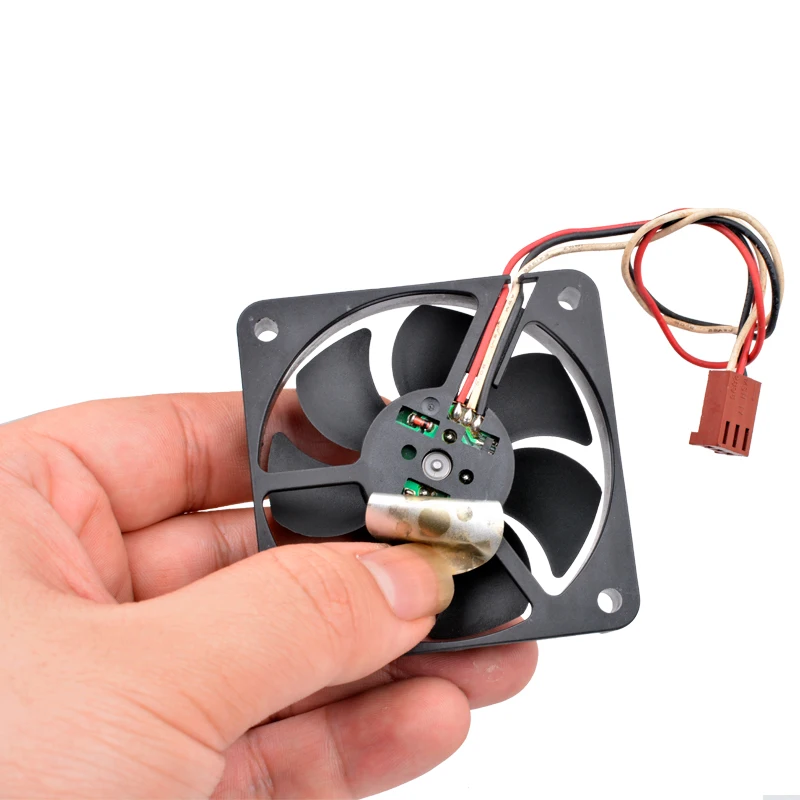 Ventilador de refrigeración para CPU, dispositivo con rodamiento de bolas doble, monitoreo de velocidad, C6010B12M, 6cm, 6010, 60mm, 60x60x10mm, DC12V, 0.15A, 3 pines - imagen 4