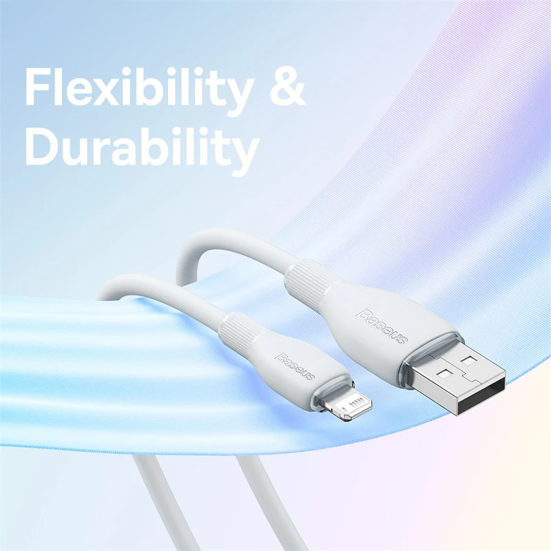 Cable USB Baseus Carga Rápida iPhone 14 13 12 11 Pro Max - imagen 5
