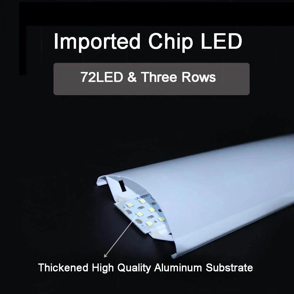 1/2 Uds 12-80V resaltar 72 cuentas luz del compartimento del camión coche vehículo recreativo cabina luz de lectura con interruptor luz del maletero - imagen 4