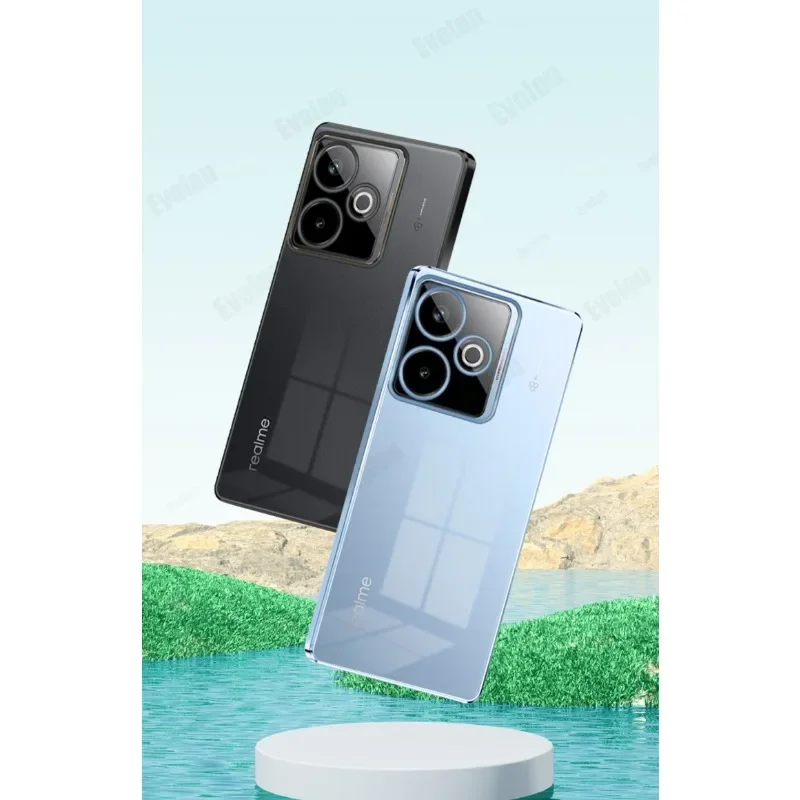 Funda blanda con marco chapado para Realme GT 7T 7 T, funda de teléfono con parachoques de silicona galvanizada a prueba de golpes TPU para Realme GT7 T 7Pro - imagen 4