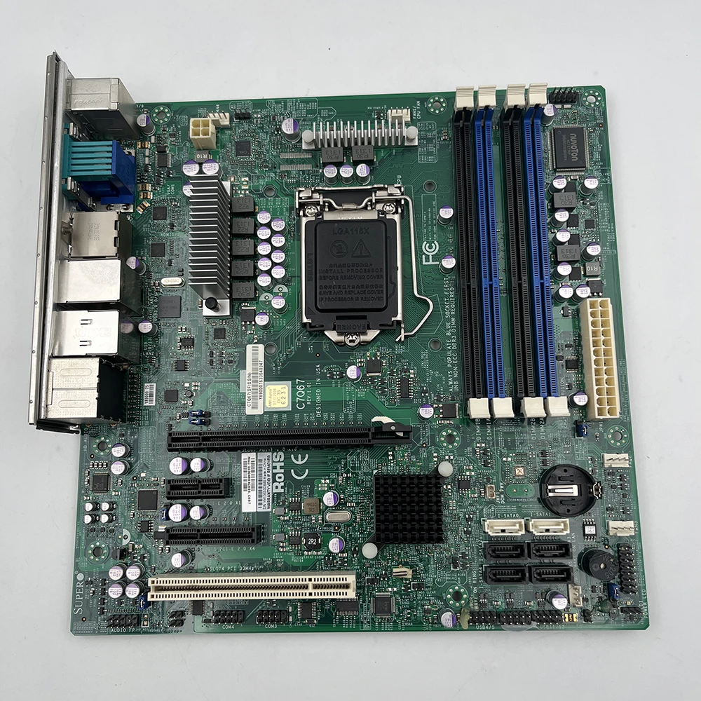 Placa base de servidor de segunda generación Core i3 i5 i7 Series LGA1155 DDR3 PCI-E 2,0 para Supermicro C7Q67 - imagen 5